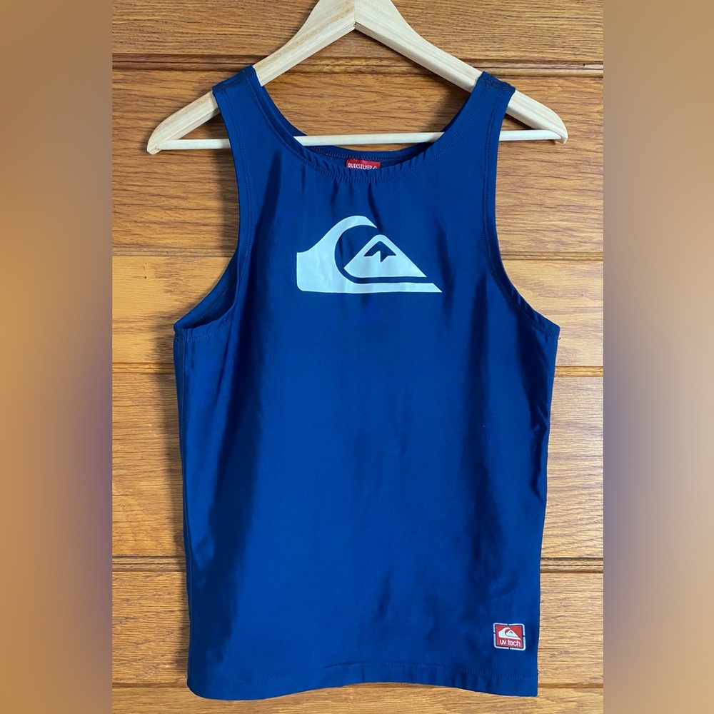 Vintage Navy Quicksilver Surf Tank Large